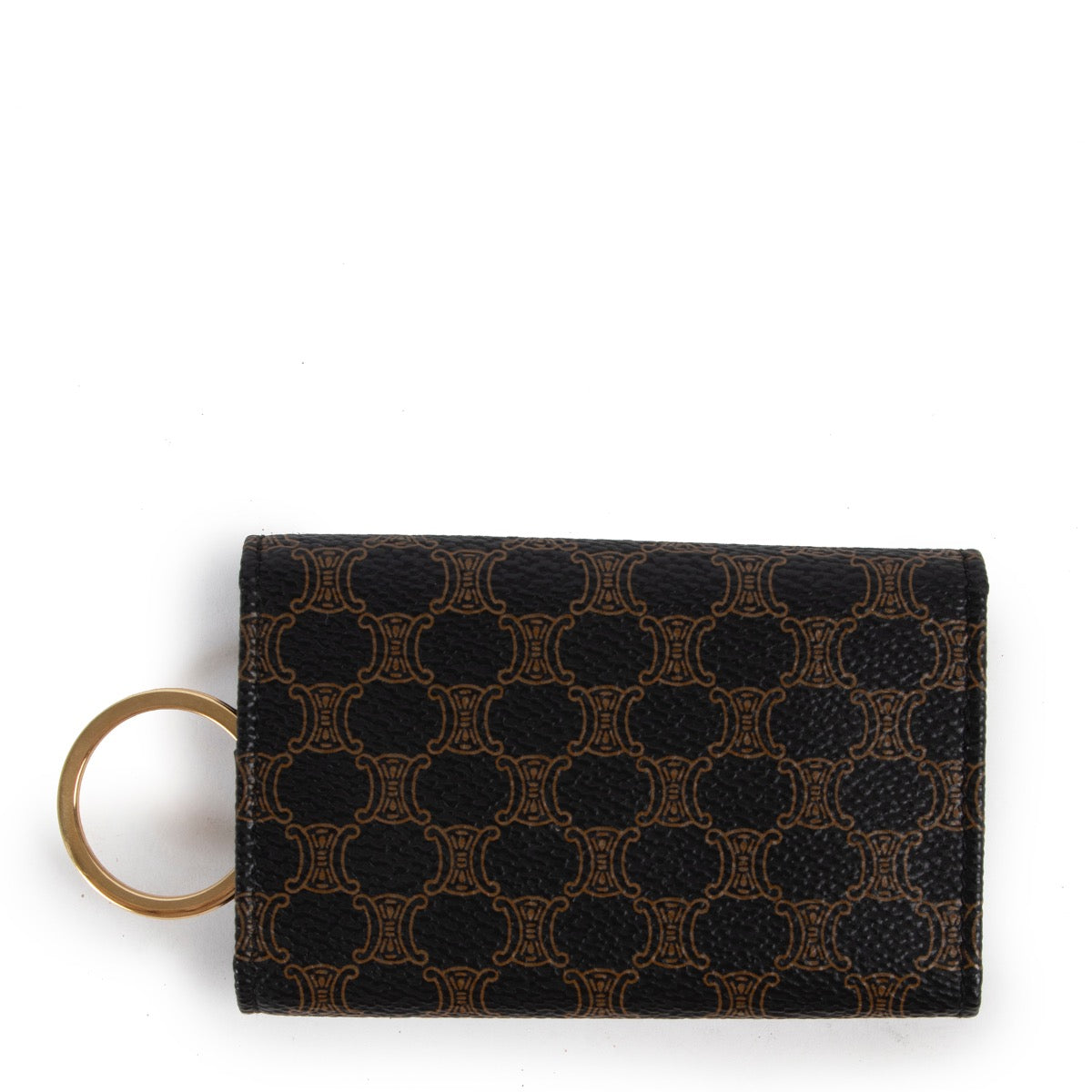 Buy an authentic second hand Celine Macadam Leather Key Wallet as new at Labellov