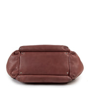 Chanel Purple Lambskin Accordion Shoulder Bag