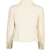 Chanel 97p White Tweed Jacket