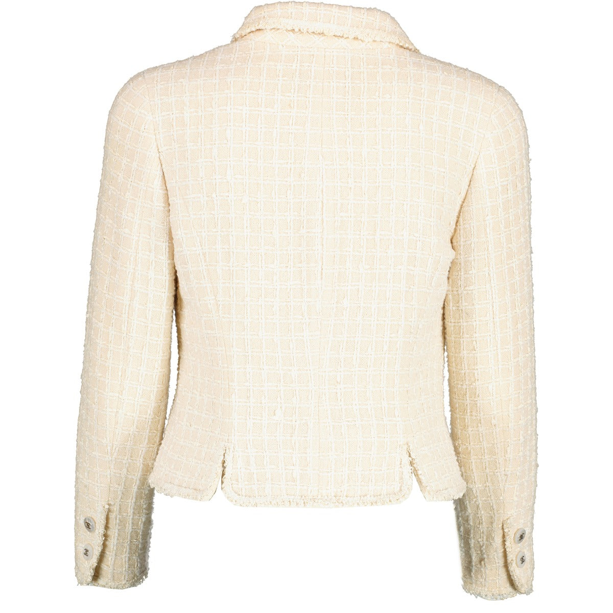 Chanel 97p White Tweed Jacket