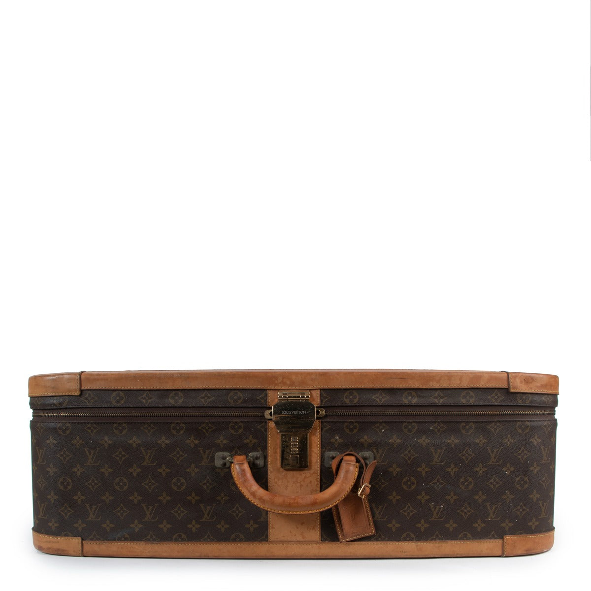 Louis Vuitton Stratos 80 Trunk Suitcase Monogram Canvas