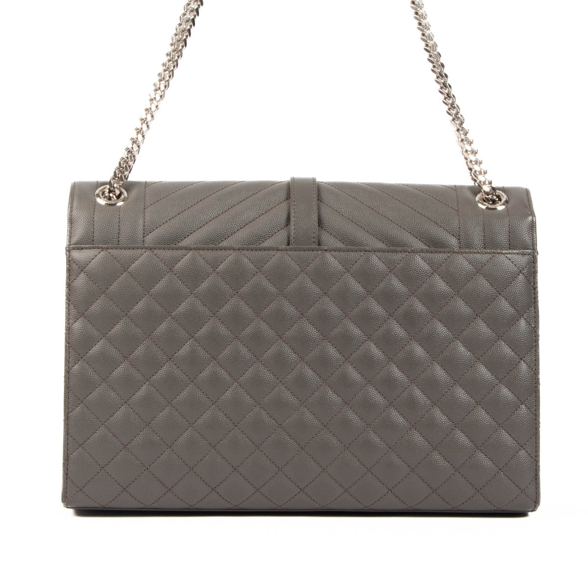 shop 100% authentic second hand Saint Laurent Large Grey Envelope Bag on Labellov.com