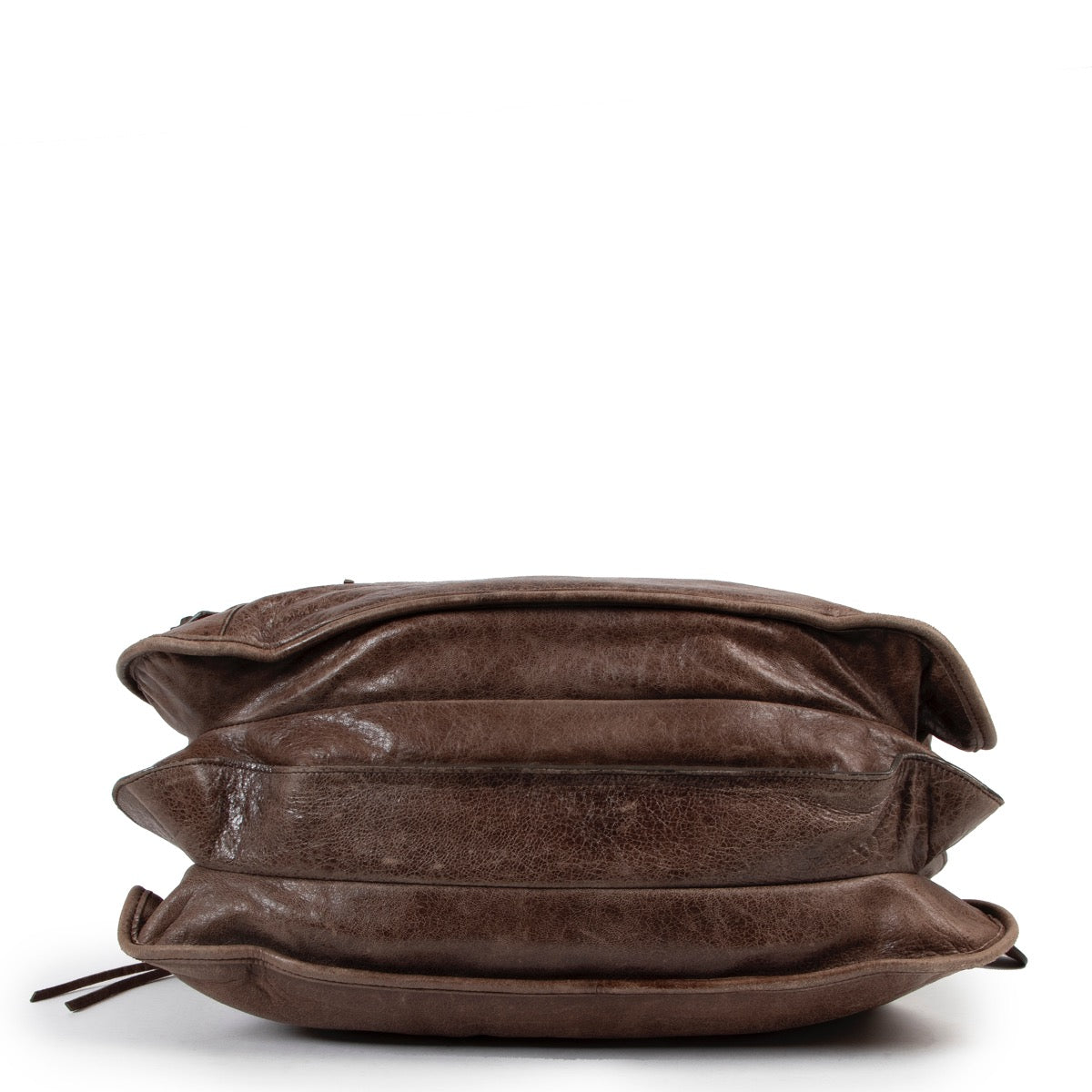 Buy an authentic second hand Balenciaga Chataigne Lambskin Leather Classic Arena Mid-Afternoon Bag in very good condition at Labellov
