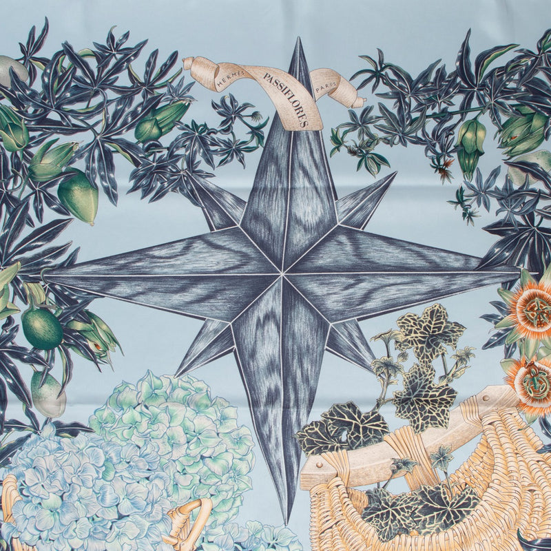 Hermès Passiflores Carré Silk Scarf
