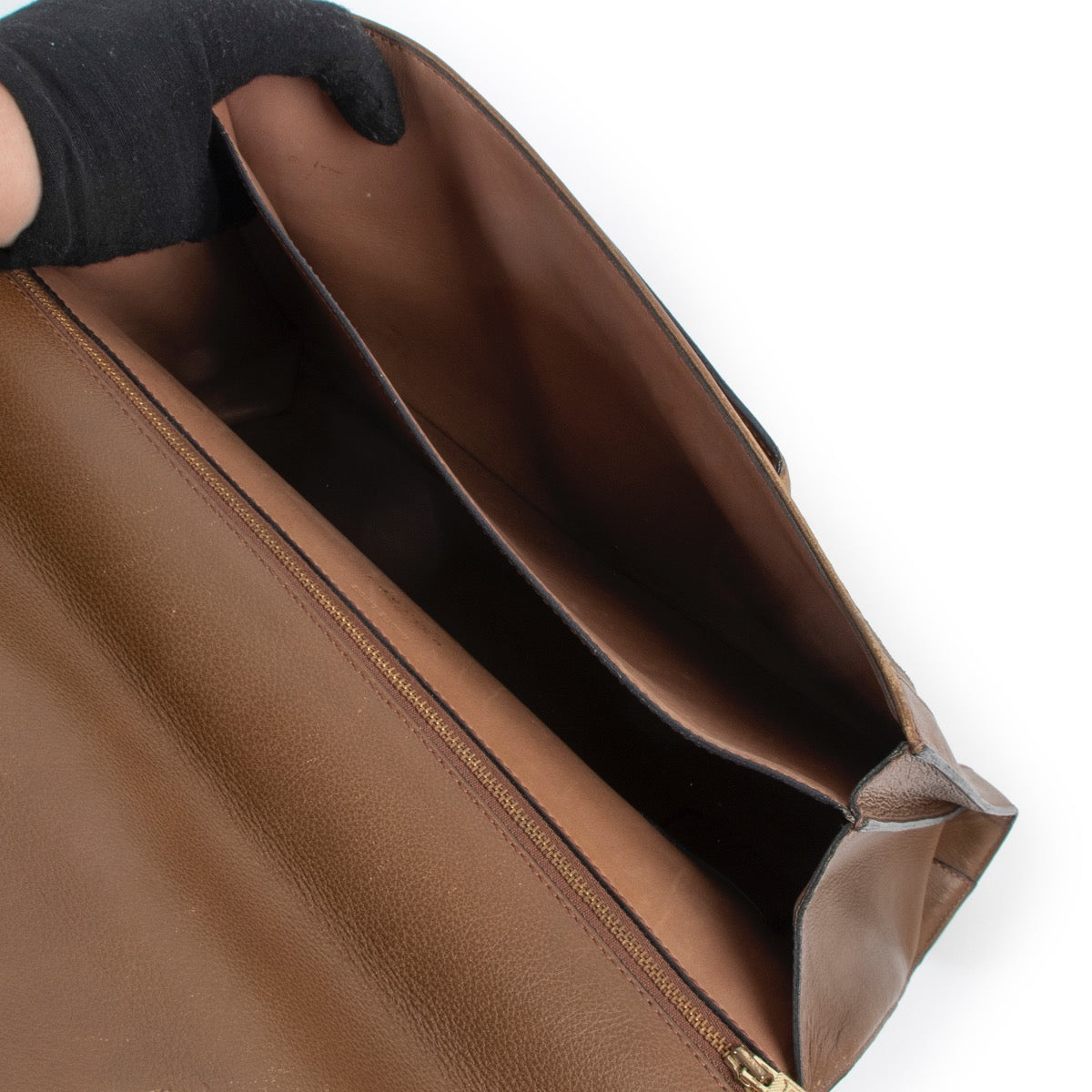 Buy an authentic second hand Delvaux Brown Toile De Cuir Clutch at Labellov