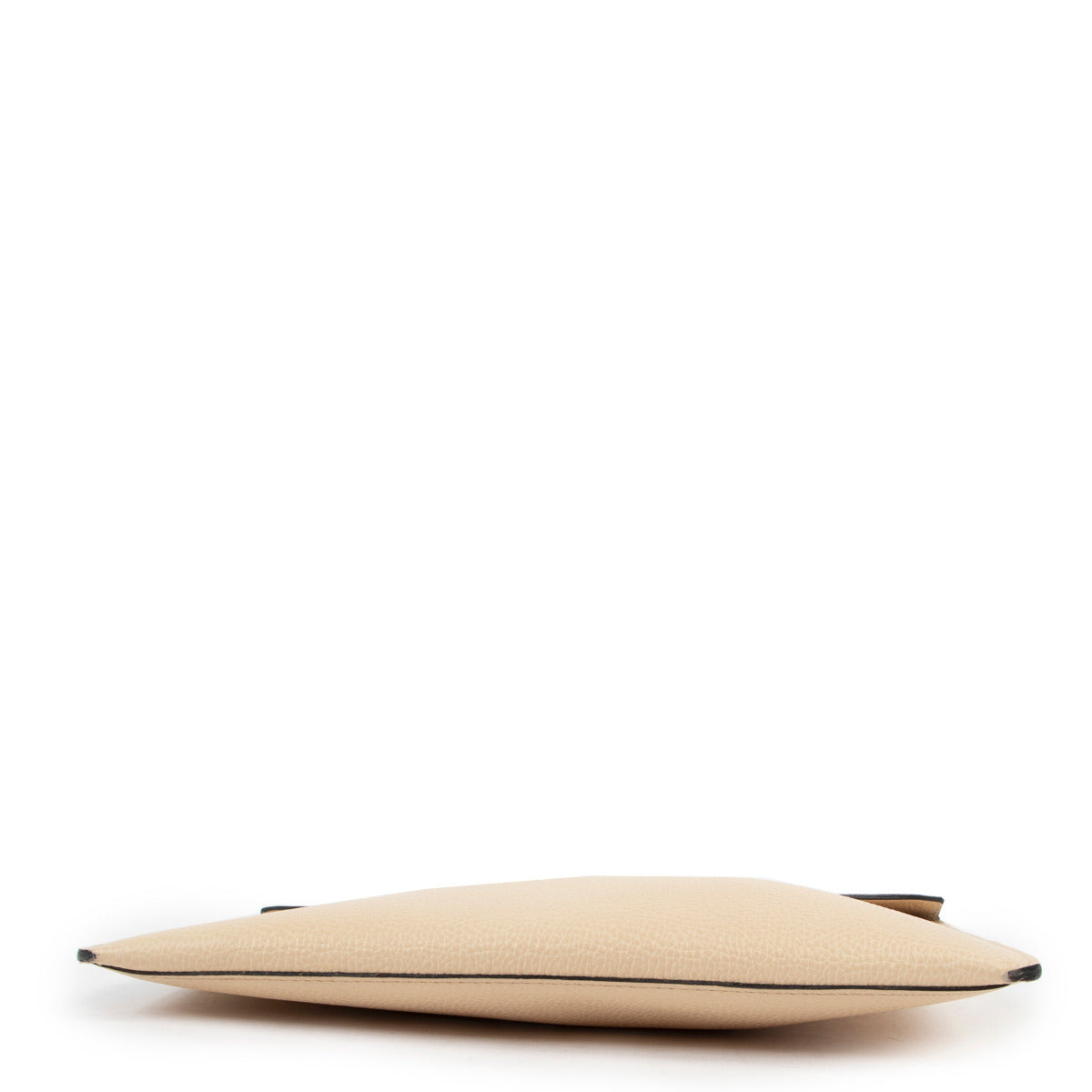 Pochette Delvaux en cuir crème Enveloppe