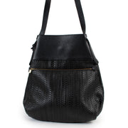 Shop authentic second hand vintage Delvaux Black Faust Toile de Cuir Shoulder Bag at Labellov.