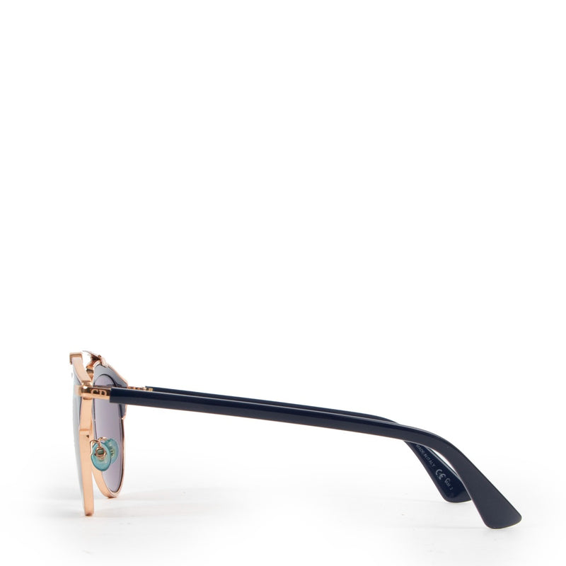 Christian Dior So Real Rose Gold/Blue Sunglasses