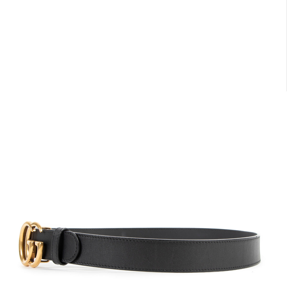 Ceinture Gucci GG Marmont noire - Taille 75