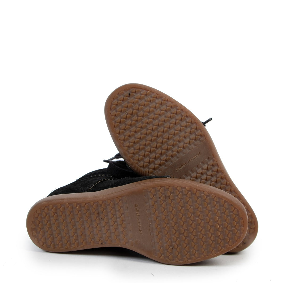 Shop authentic second hand luxury high-end designer Isabel Marant Bobby Black Suede Sneakers at Labellov