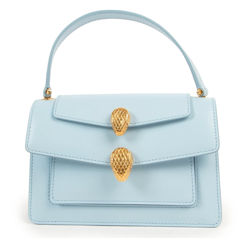 Bulgari x Alexander Wang Baby Blue Serpenti Belt/Crossbody Bag
