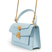Shop exclusive designer collaboration Bulgari x Alexander Wang Baby Blue Serpenti Belt/Crossbody Bag at Labellov