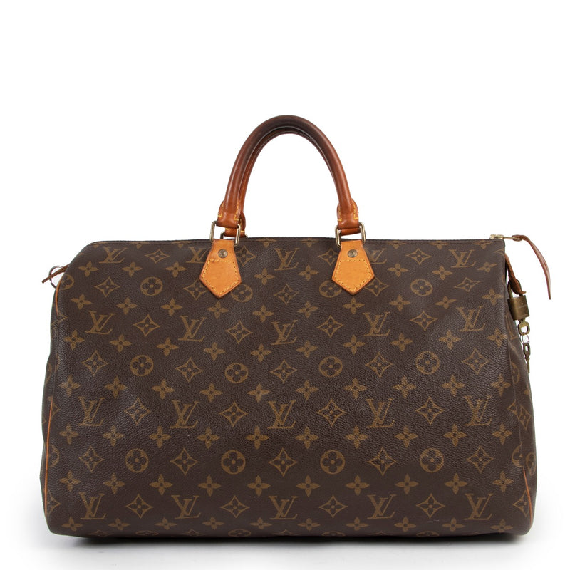 Buy an authentic second hand Louis Vuitton Speedy 40 Monogram in good condition at Labellov