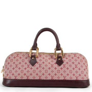 Louis Vuitton Blue Monogram Mini Lin Horizontal Alma Bag