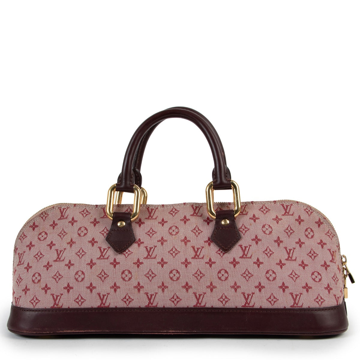 Louis Vuitton Blue Monogram Mini Lin Horizontal Alma Bag