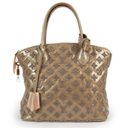 Shop authentic second hand designer vintage Louis Vuitton Limited Edition Beige Monogram Fascination Lockit Bag at Labellov