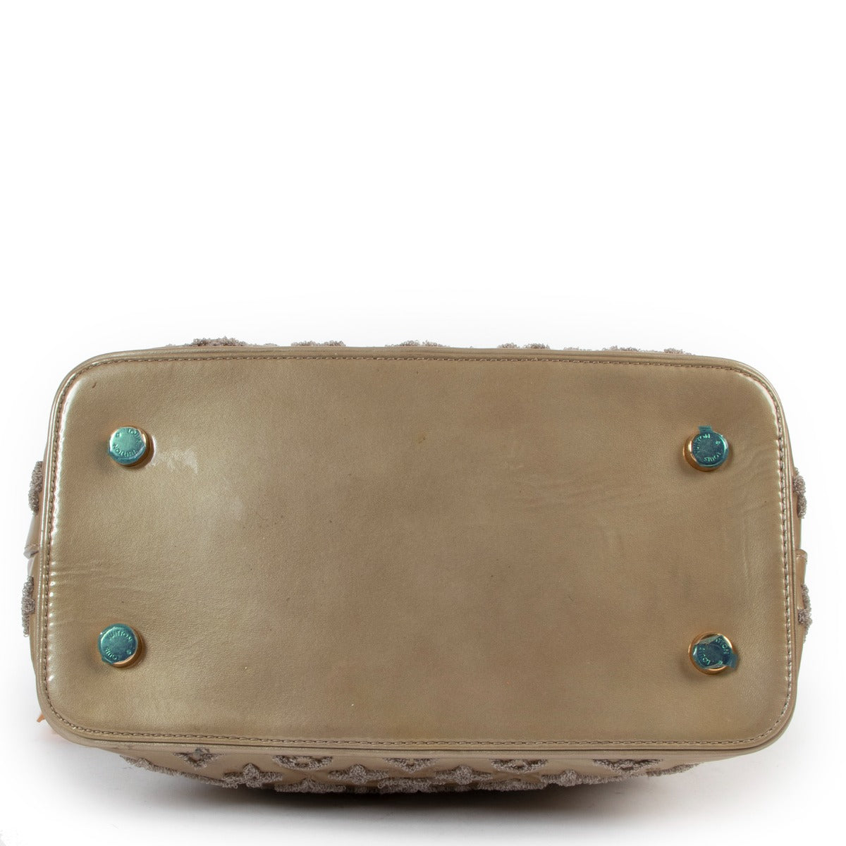 Shop authentic second hand designer vintage Louis Vuitton Limited Edition Beige Monogram Fascination Lockit Bag at Labellov