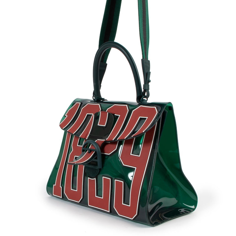 Shop authentic second hand Delvaux Green Brillant The Hero 1829 Vinyl Limited Edition at Labellov