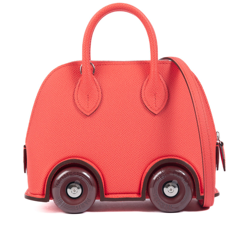 Hermès Bolide On Wheels Rose Texas / Rouge H Epsom brand new 2023 collection for the best price available at Labellov secondhand luxury designer bag