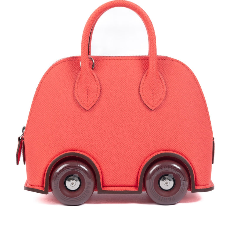 Hermès Bolide On Wheels Rose Texas/Rouge H Epsom PHW