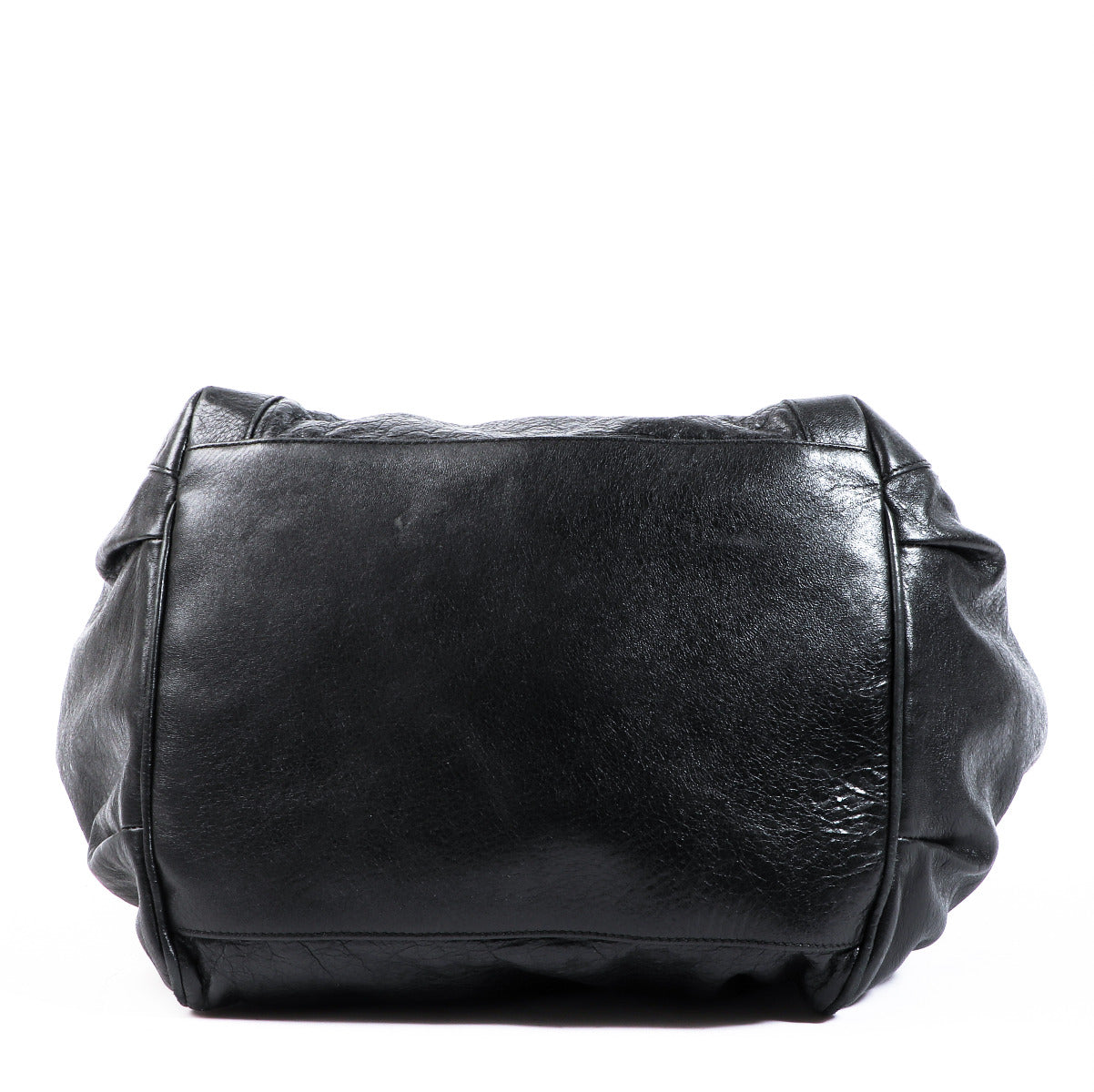 Sac cabas Sunday en cuir d'agneau noir Balenciaga