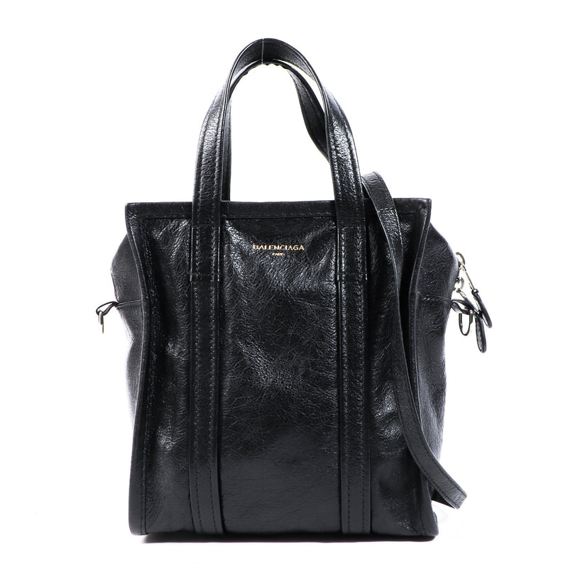 Balenciaga Black Leather Bazar Shopper XS for the best price at Labellov secondhand luxury