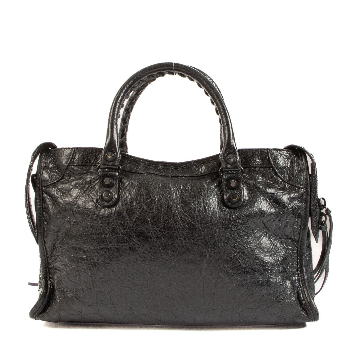 Balenciaga Kleine Klassieke City Tas Volledig Zwart