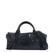 Balenciaga Twiggy Black Arena Shoulder Bag
