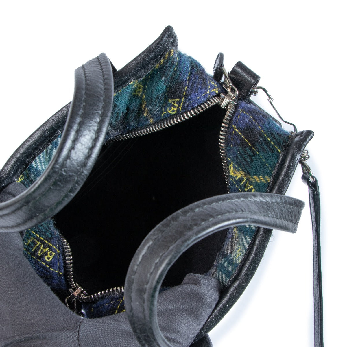 Sac cabas Balenciaga Bazar XXS à carreaux en laine avant-garde