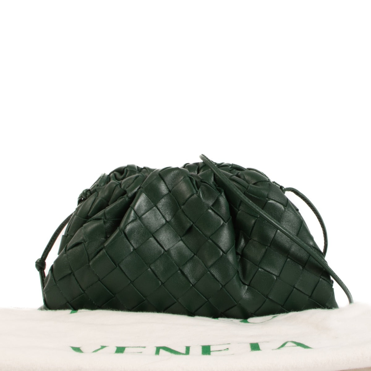 Bottega Veneta Raintree Intrecciato Mini Pouch Bag