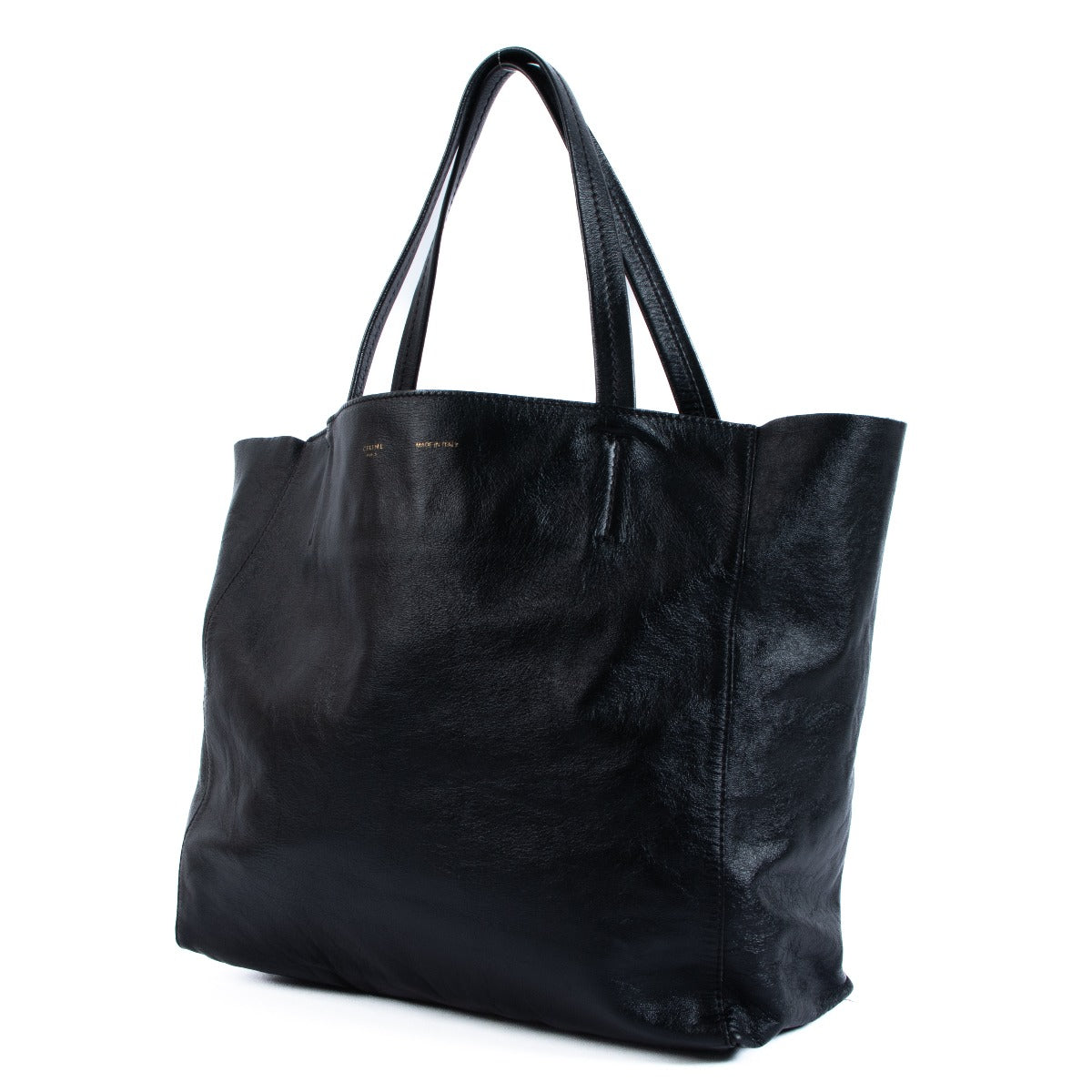 Celine Black Horizontal Cabas Tote Bag