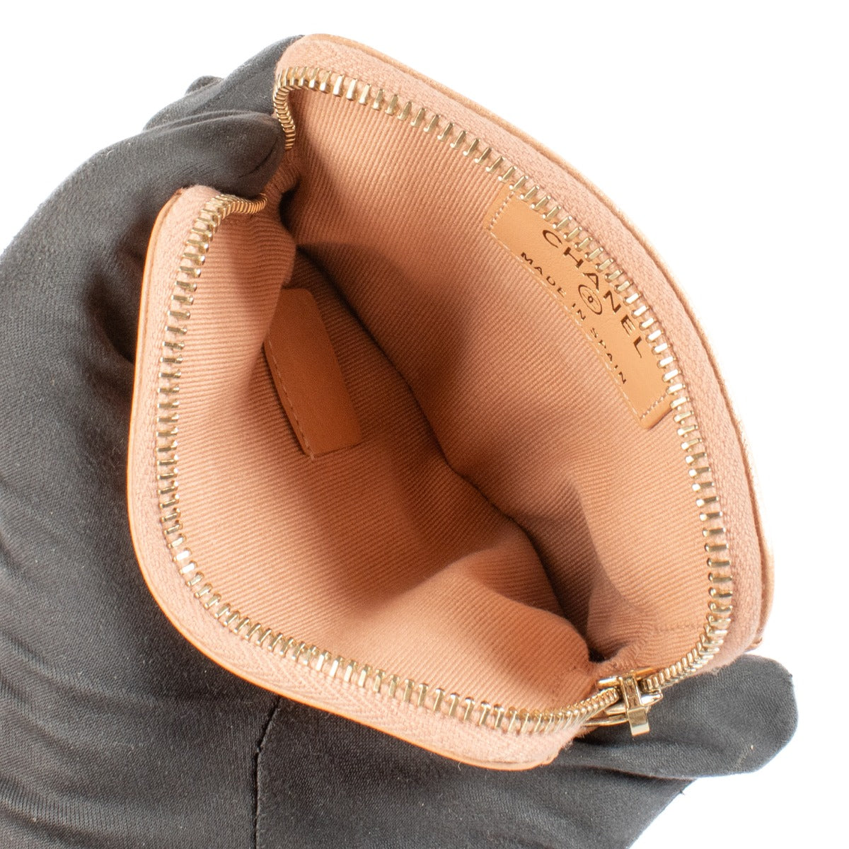 shop 100% authentic second hand Chanel Peach Lambskin 19 Zipped Card Holder Wallet on Labellov.com