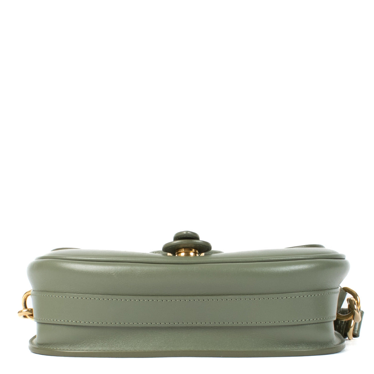 Sac bandoulière Christian Dior Bobby de taille moyenne en cuir vert
