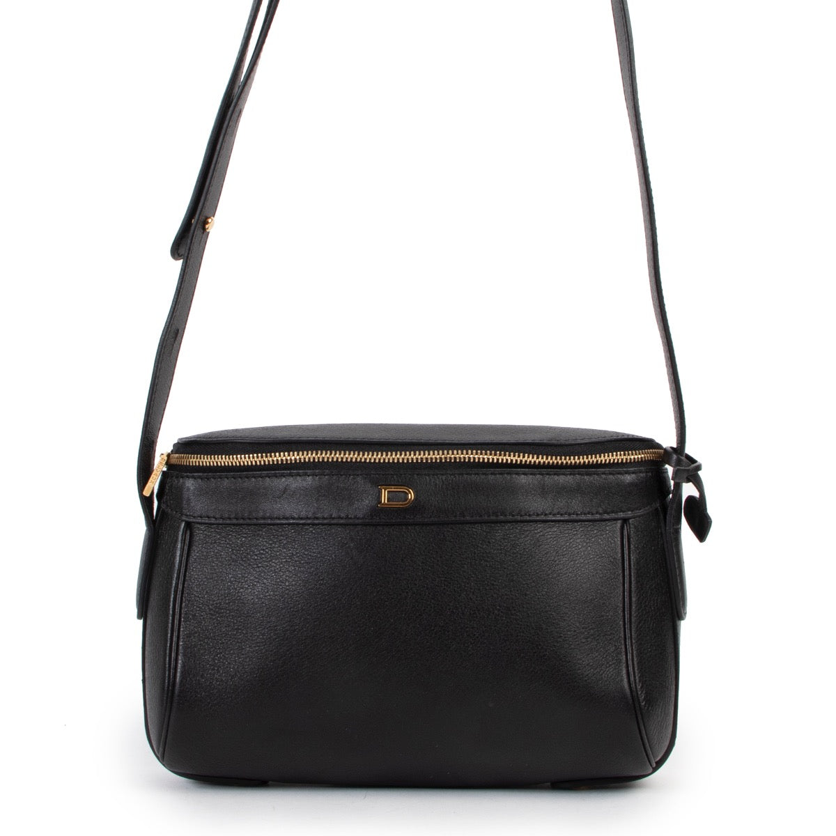 Buy an authentic second hand Delvaux Black Leather Crossbody Bag at Labellov.