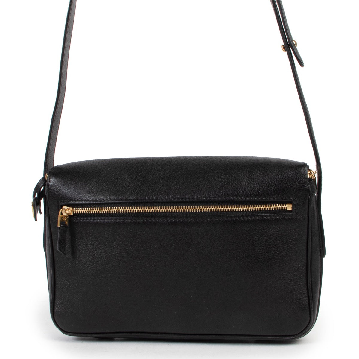 Buy an authentic second hand Delvaux Black Leather Crossbody Bag at Labellov.