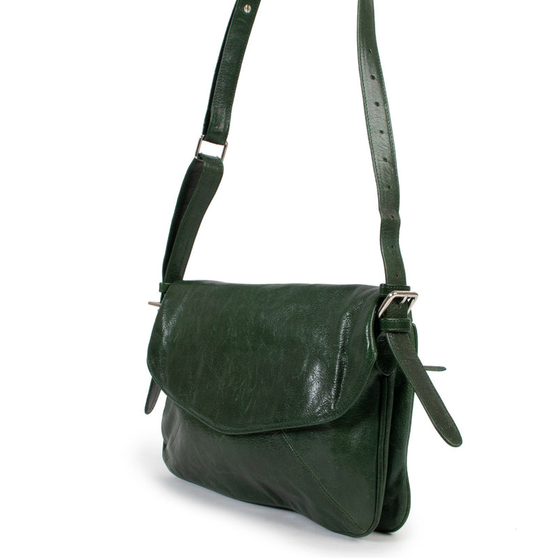Shop second hand vintage Dries Van Noten Green Bag at Labellov in Antwerp