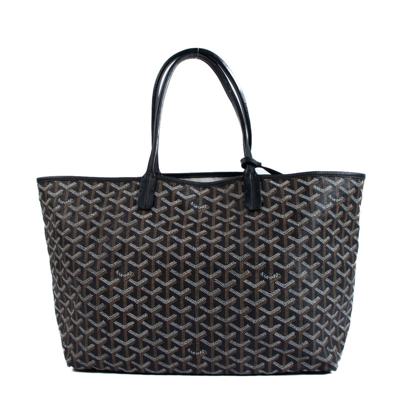 Goyard Black St. Louis PM Tote Bag