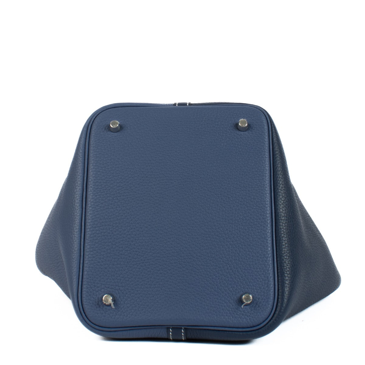 Hermès Picotin Lock 22 Casaque Bleu Saphir/Bleu Brighton Taurillon Clemence PHW