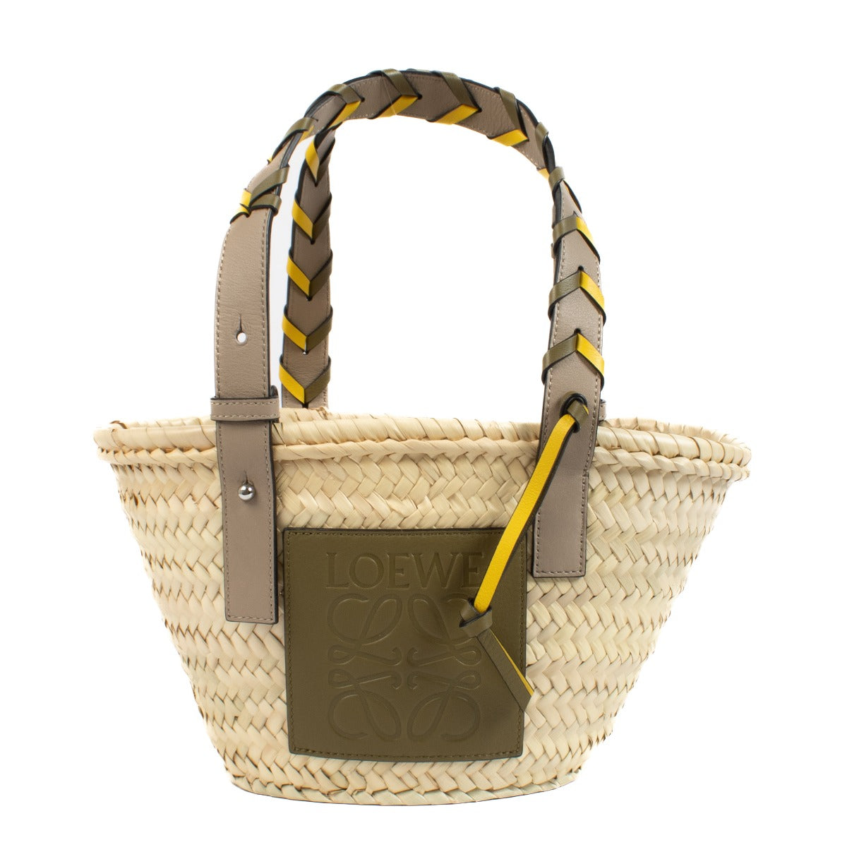buy 100% authentic pre loved Loewe Beige Small Trimmed Basket Shoulder bag on Labellov.com