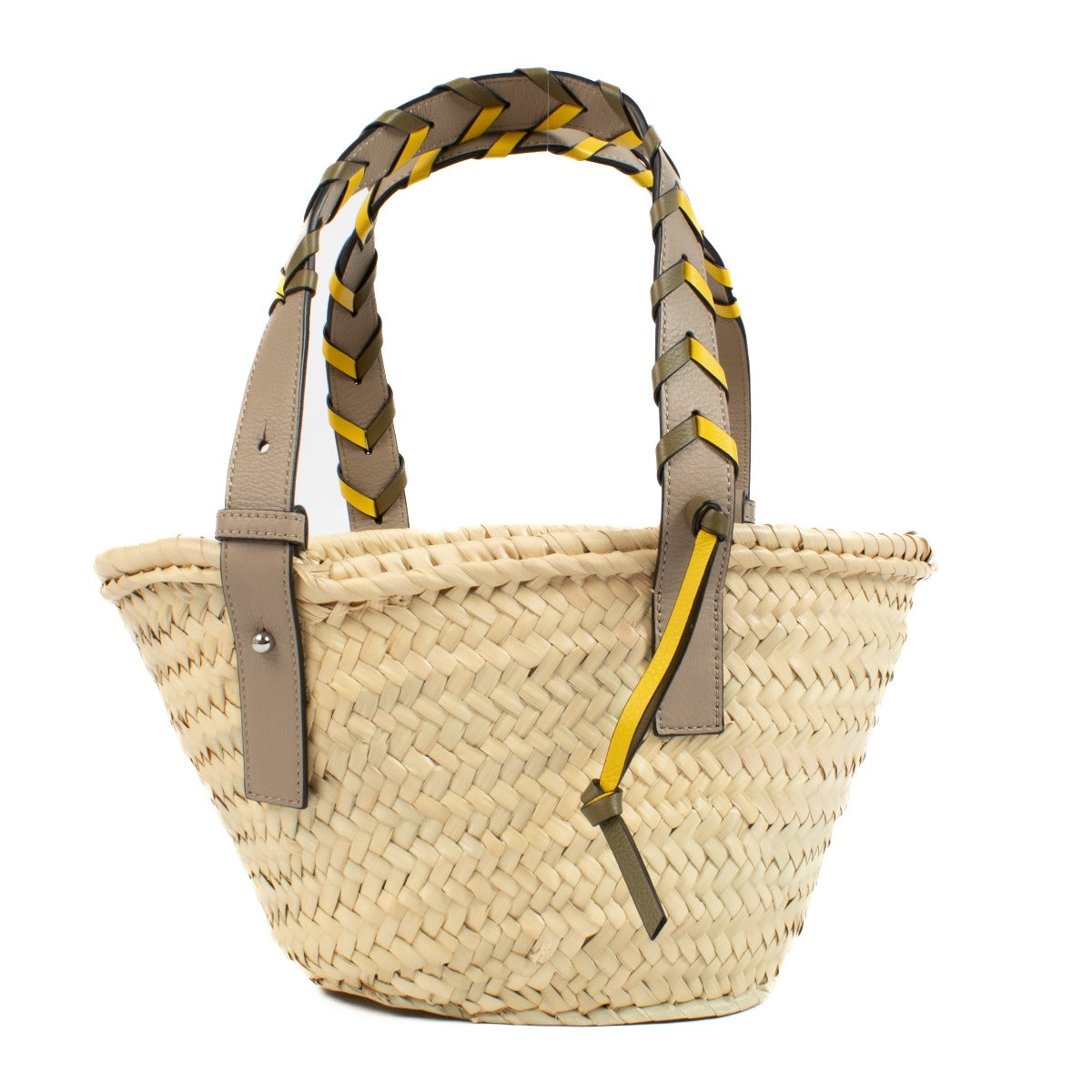 buy 100% authentic pre loved Loewe Beige Small Trimmed Basket Shoulder bag on Labellov.com