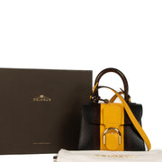 Are you looking for authentic designer bag such as this Delvaux Black & Yellow Python Mini Brillant Bag?