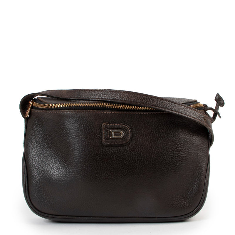 Buy an authentic second hand Delvaux Macao Brown Leather Crossbody in good condition at Labellov