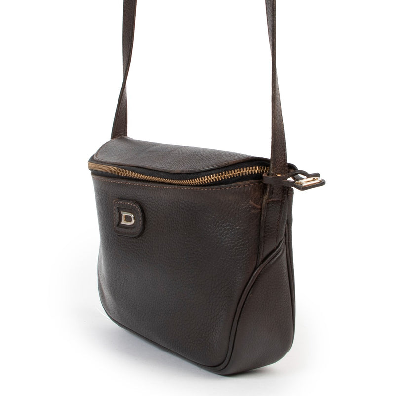 Buy an authentic second hand Delvaux Macao Brown Leather Crossbody in good condition at Labellov