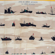Hermès Feux De Route Aperçus La Nuit En Mer Silk Carré 90 Scarf