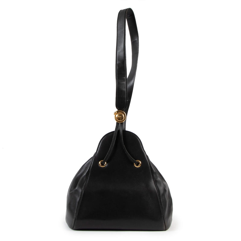 Cartier Black Panthère Leather Shoulder Bag