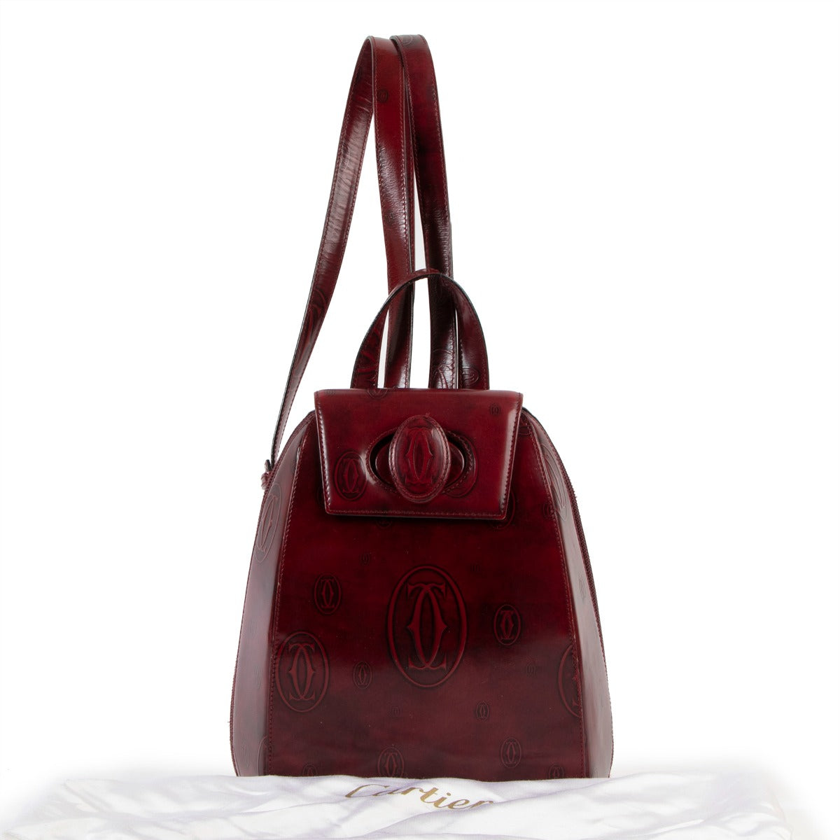 Cartier Burgundy Happy Birthday Backpack