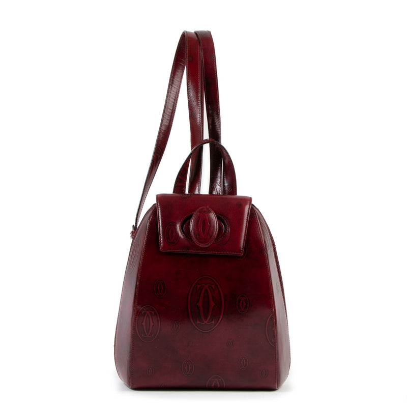 Cartier Burgundy Happy Birthday Backpack