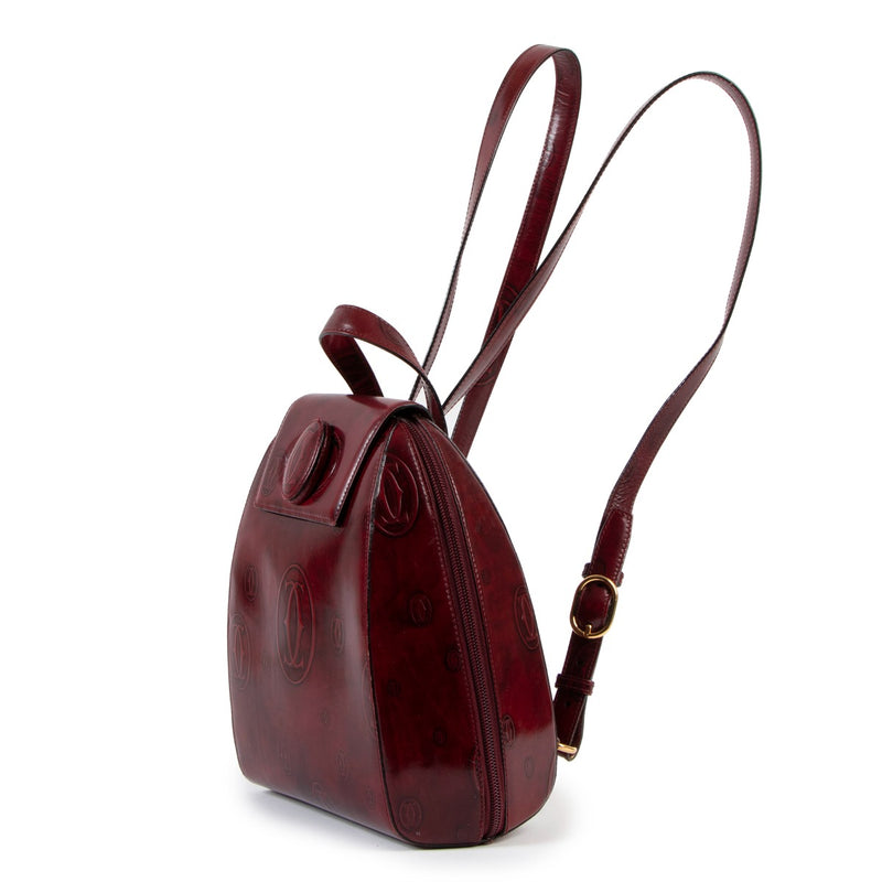 Cartier Burgundy Happy Birthday Backpack