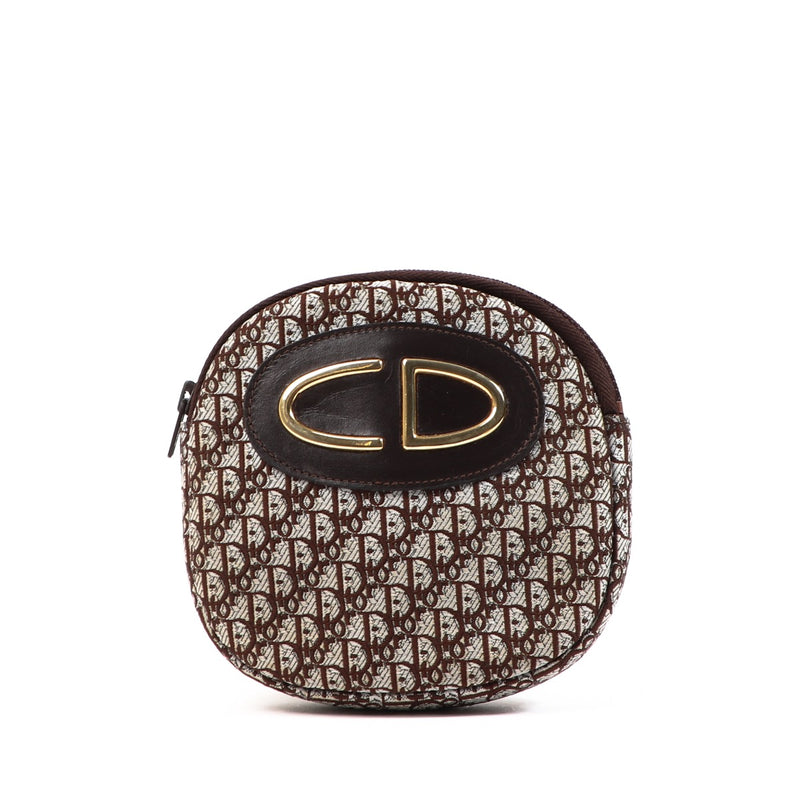 Buy an authentic Christian Dior Monogram Canvas Coin Wallet in very good condition at Labellov in Antwerp.