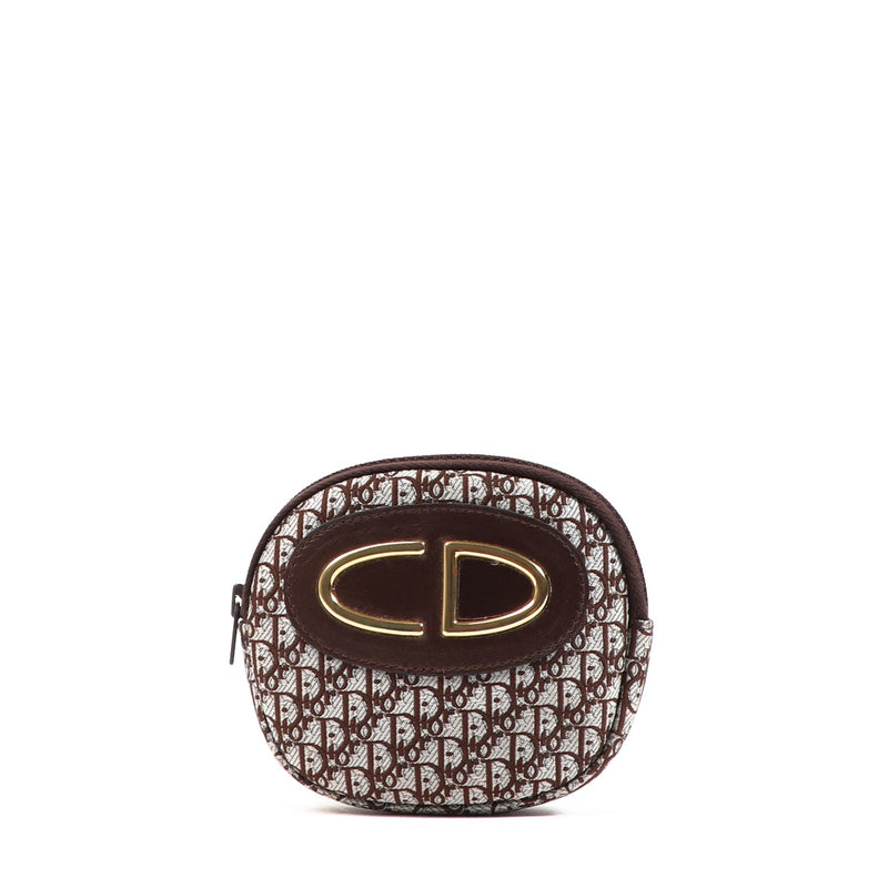 Buy an authentic Christian Dior Monogram Canvas Coin Wallet in very good condition at Labellov in Antwerp.
